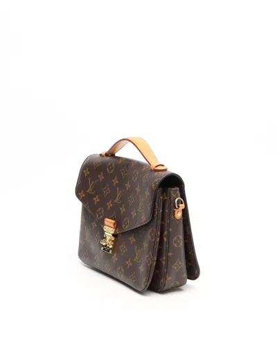 Pre-owned Louis Vuitton Monogram Pochette Metis Bag