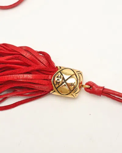 Pre-owned Chanel Quilted Drawstring Tassel Bucket Bag