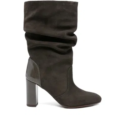 Chie Mihara Gray Shoes In Brown