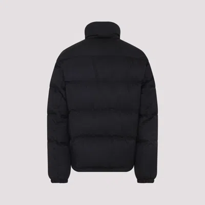 Prada Quilted Nylon Jacket Zip Pockets In Black
