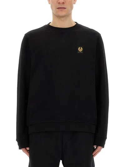 Belstaff Felpa Con Patch Logo
