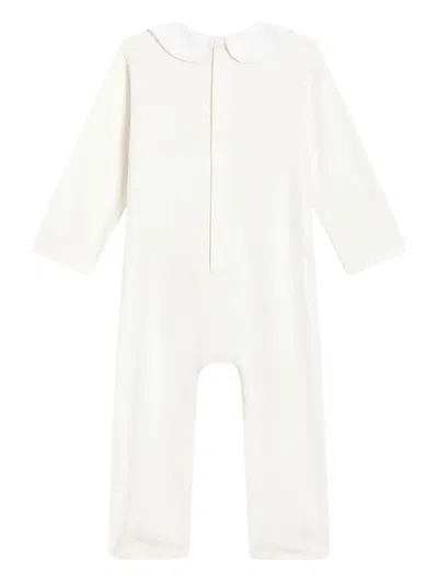 Dolce & Gabbana Embroidered-detail Babygrow (set Of Three) In White
