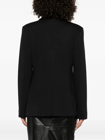 Calvin Klein Single-breasted Notched-lapel Blazer In Black