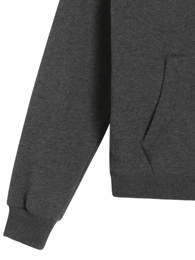 Dolce & Gabbana Cotton Zip-up Hoodie In Gray