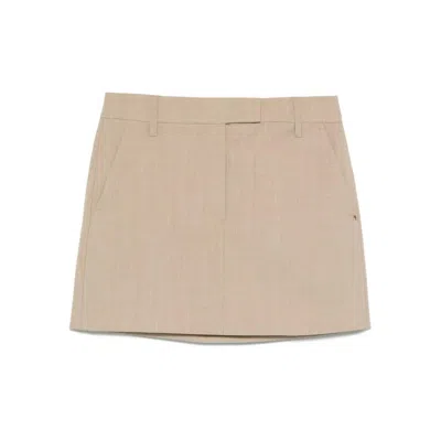 Sportmax Wool-blend Mini Skirt In Multi