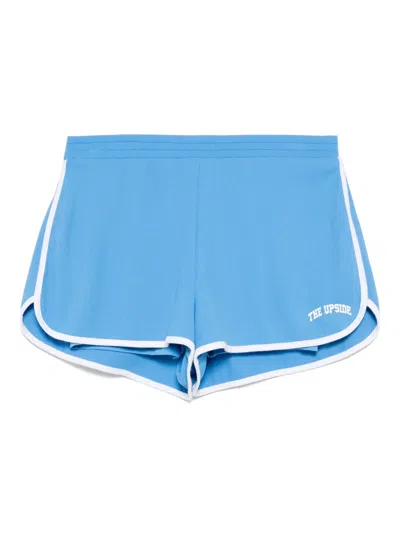 The Upside Wrangler Callie Shorts In Blue