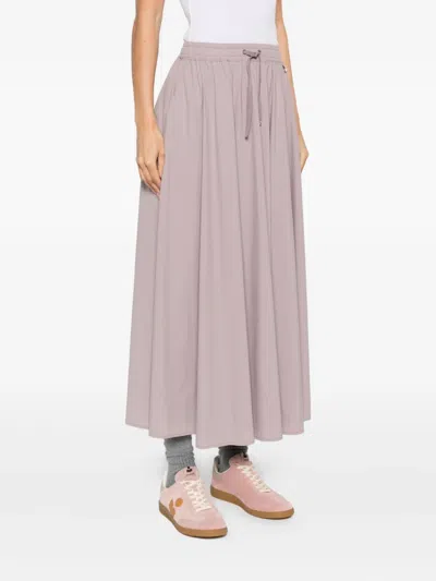 Herno Resort Drawstring Midi Skirt In Pink