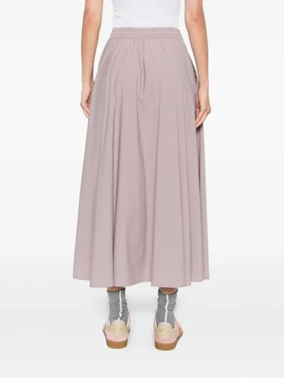 Herno Resort Drawstring Midi Skirt In Pink