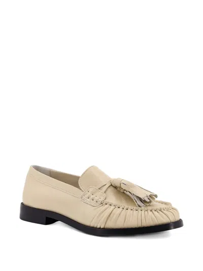 Alohas Marietta Onix Leather Loafers Cream