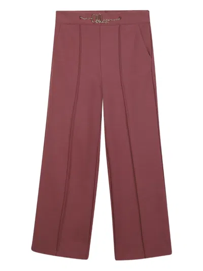 Chloé Pleat-detail Trousers In Purple