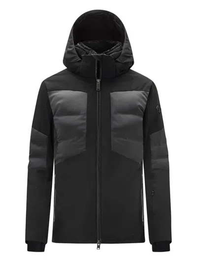 Descente Hooded Puffer Jacket In Black