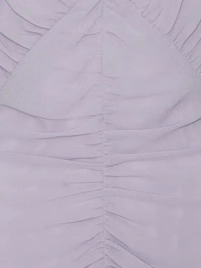 Rotate Birger Christensen Gathered Rose-embellished Mini Dress