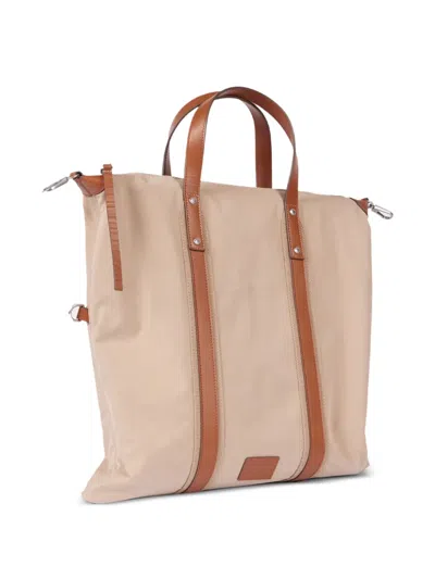 Paul Smith Leather-trimmed Duffle Tote Bag