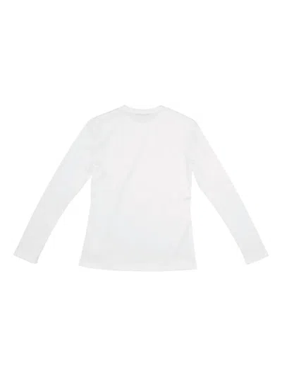 La Rose Essential Long-sleeved T-shirt In White