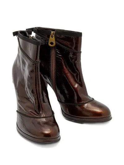 Pre-owned Marc Jacobs Vintage 2023 115mm Leather Boots In Brown