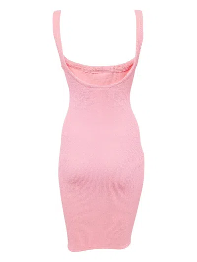 Pre-owned Hunza G  Stretch-jersey Top In Pink