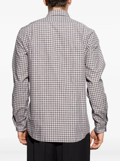Vivienne Westwood Checked Embroidered-orb Shirt In Multi