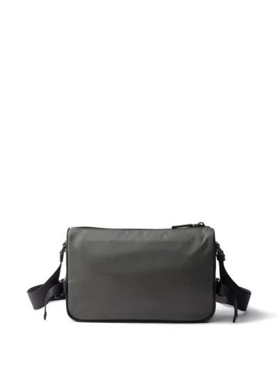 Prada Medium Triangle Logo Messenger Bag