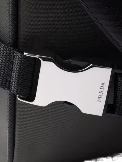 Prada Medium Triangle Logo Messenger Bag
