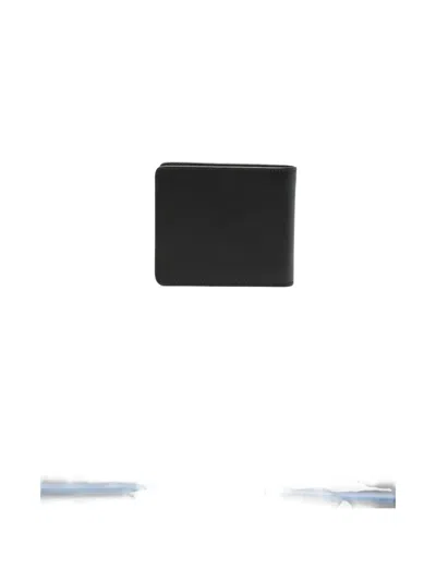 Apc Leather Wallet In Black
