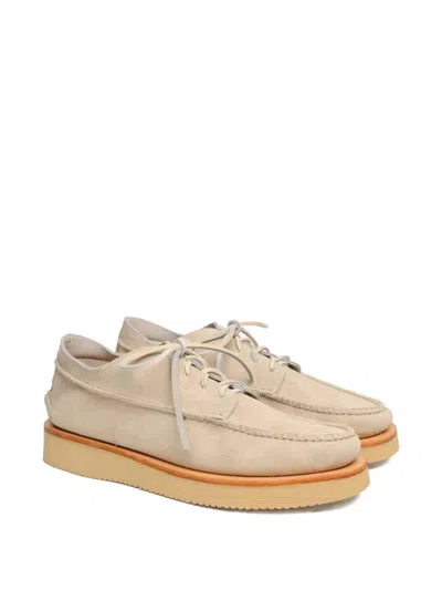 Yuketen Suede Lace-up Shoes