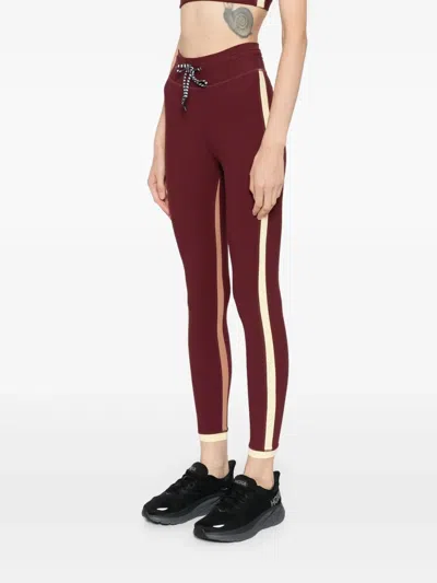 The Upside Trail 25in Midi Leggins In Burgundy