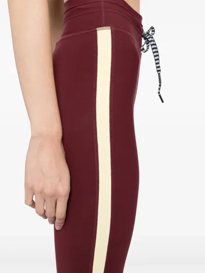 The Upside Trail 25in Midi Leggins In Burgundy
