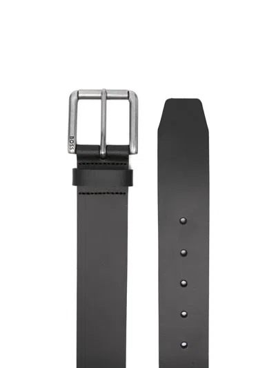 Hugo Boss Leather Square-buckle Belt