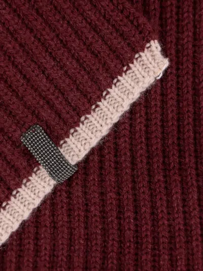 Brunello Cucinelli Ribbed Cashmere Scarf