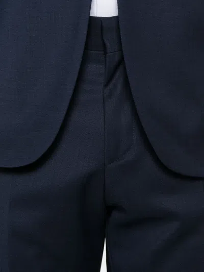 Hugo Boss Two-button Wool Suit In Blue