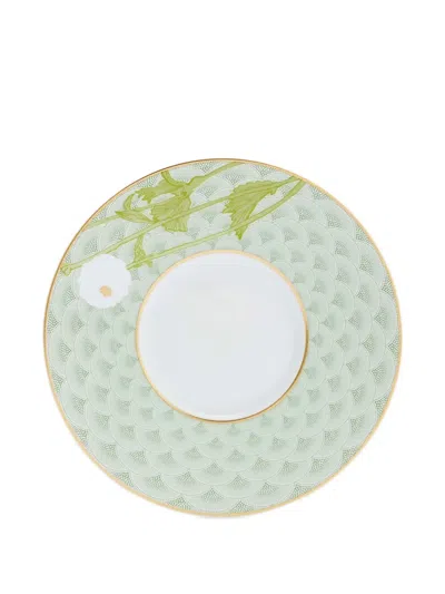 Bernardaud Praiana Espresso Cup And Saucer (set Of Two) In White