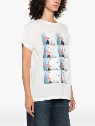 Khaite Maeve Cartoon-print T-shirt In White
