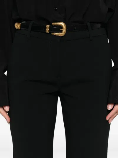 Ermanno Scervino Pressed-crease Trousers In Animal Print