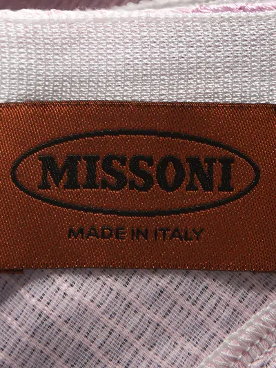 Pre-owned Missoni Striped Draped-neckline Dress