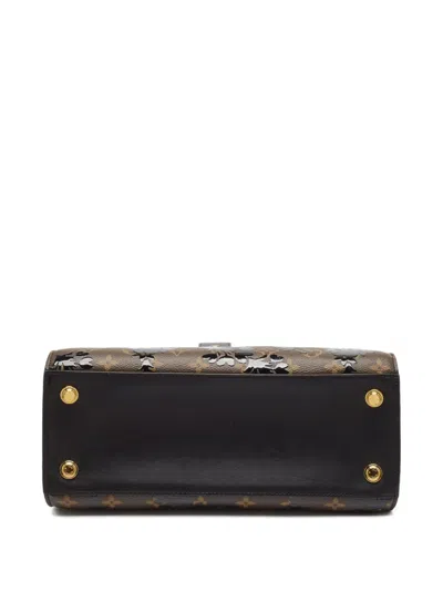 Pre-owned Louis Vuitton Monogram Canvas Tote Bag In Black