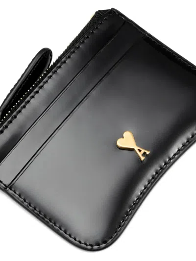 Ami Alexandre Mattiussi Paris Paris Leather Cardholder