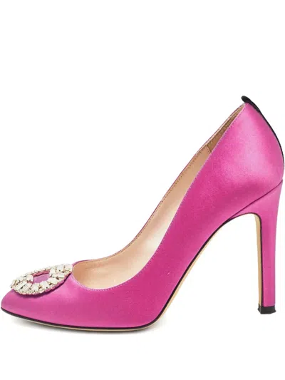 Pre-owned Sjp By Sarah Jessica Parker  Crystal-embellished Pumps