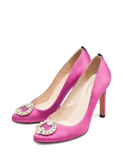 Pre-owned Sjp By Sarah Jessica Parker  Crystal-embellished Pumps