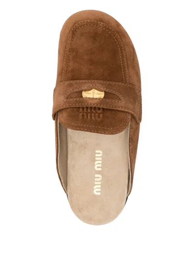 Miu Miu Suede Mules