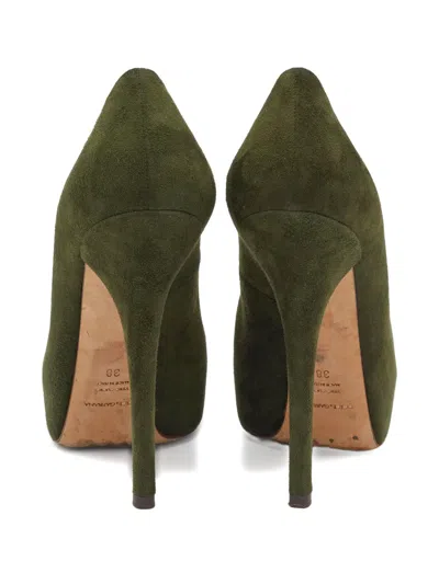 Pre-owned Dolce & Gabbana 2024 140mm Suede Pumps