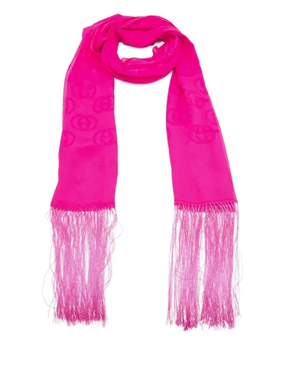 Pre-owned Gucci Sillk Scarf