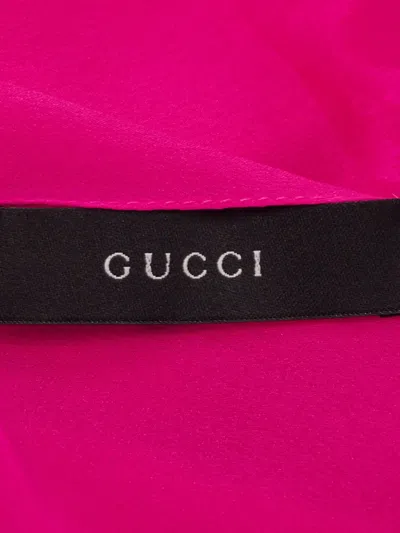 Pre-owned Gucci Sillk Scarf