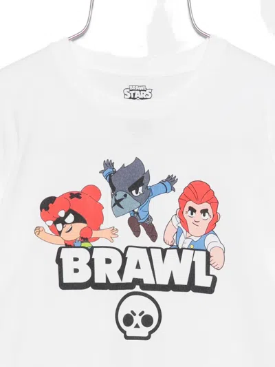 Mc2 Saint Barth Brawl Stars Graphic T-shirt In White