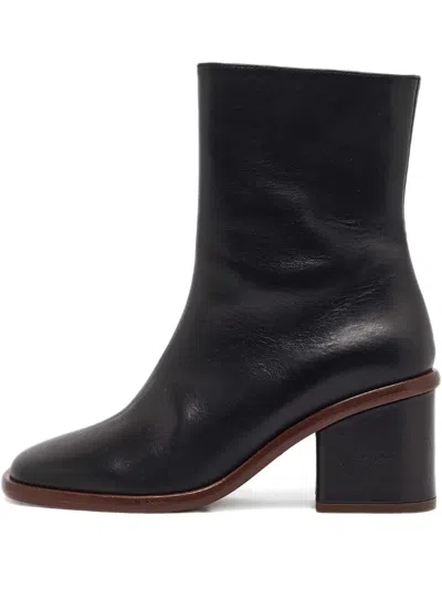 Pre-owned Chloé Block-heel Leather Boots