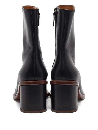 Pre-owned Chloé Block-heel Leather Boots