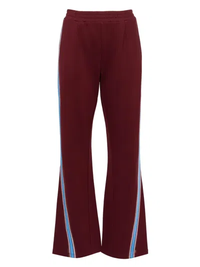 The Upside Ryder Petra Flared Trousers In Red