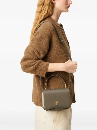 Ami Alexandre Mattiussi Paris Paris Top-handle Heart-logo Tote Bag
