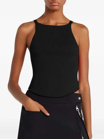 Courrèges Curved-hem Sleeveless Top