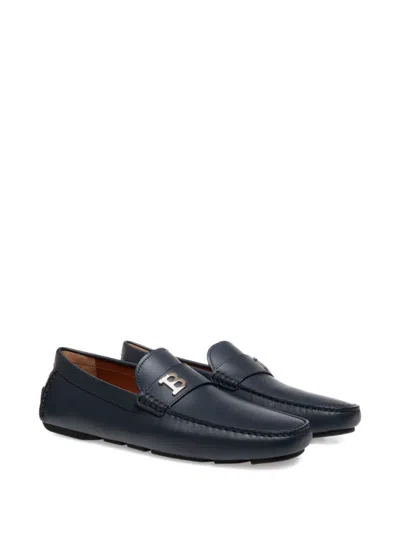 Bally Pievo Loafers In Blue
