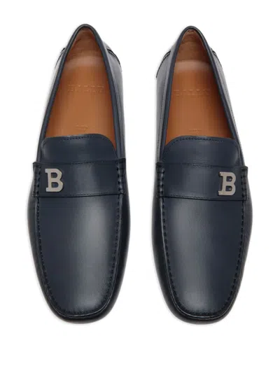 Bally Pievo Loafers In Blue